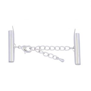 26mm Beadalon Slide Connector with Extension Chain & Trigger Clasp