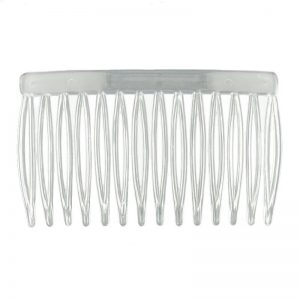 Haircomb Small Clear Plastic