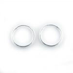 Sterling Silver Hoop Earrings 20mm