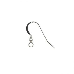 Sterling Silver Fishhook with Ball