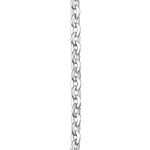 Sterling Silver Hammered Trace Chain - per 10cm