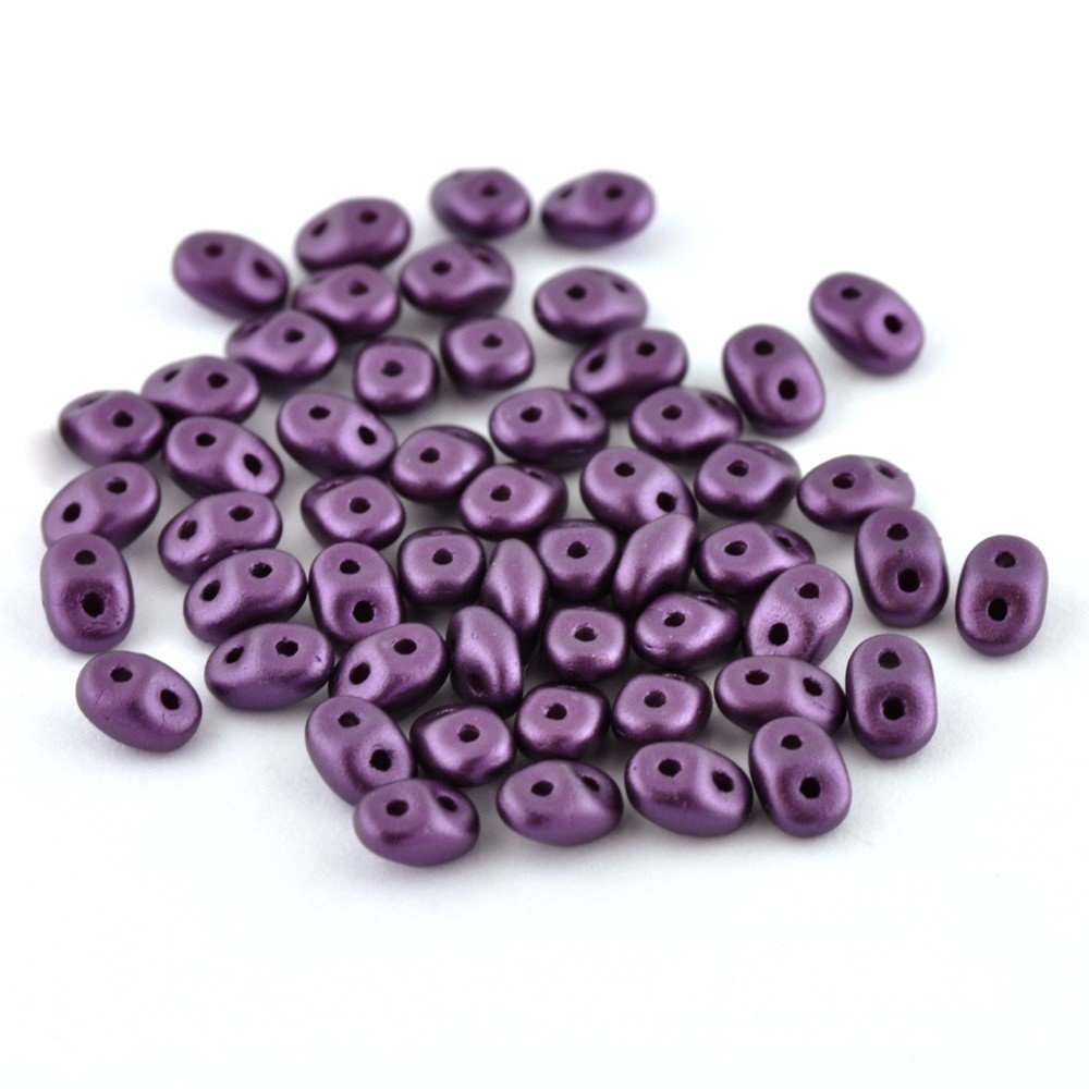 Superduo Beads Pastel Purple - 10g - The Bead Shop Nottingham Ltd