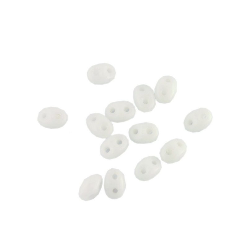 Superduo Beads Opaque White - 250g - Image 2