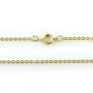 18 Inch Trace Chain Gold Plated