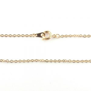 18 Inch Trace Chain Rose Gold Plated