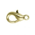 Trigger clasp gold plated large