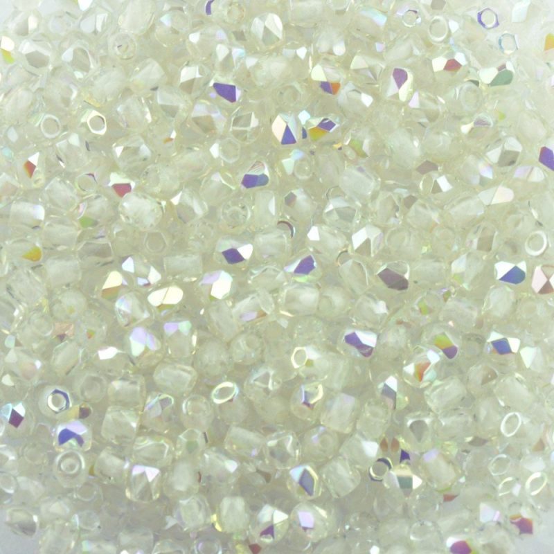 True 2 Crystal AB Czech Glass Beads - 600