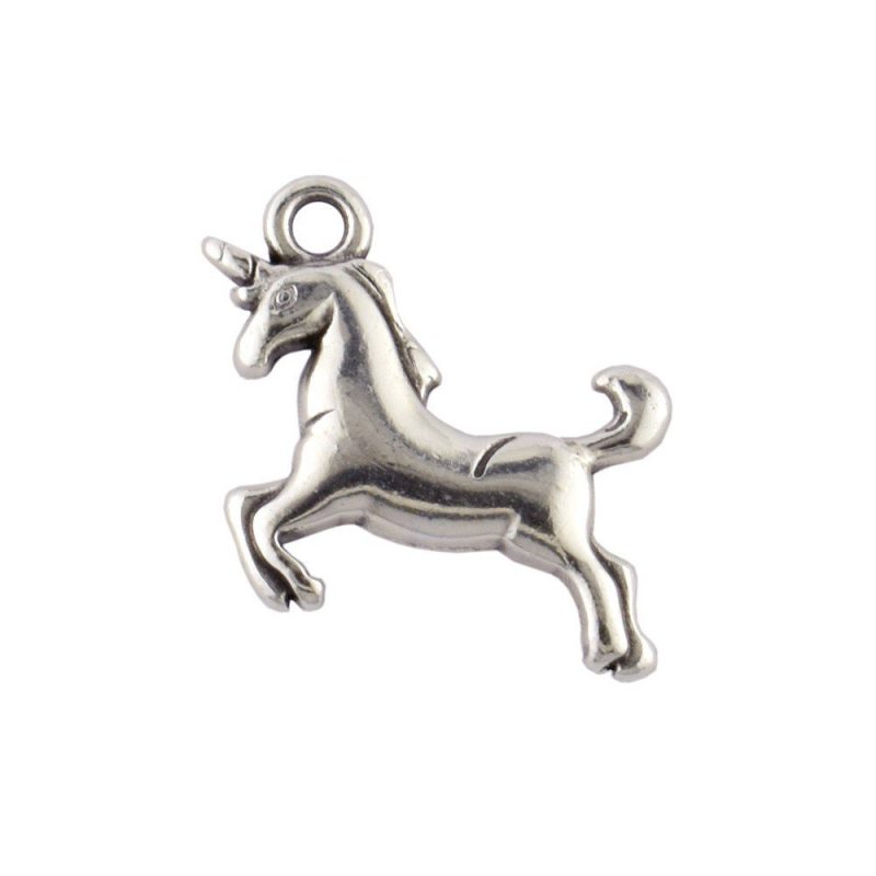 Metal Unicorn Pendant Charm