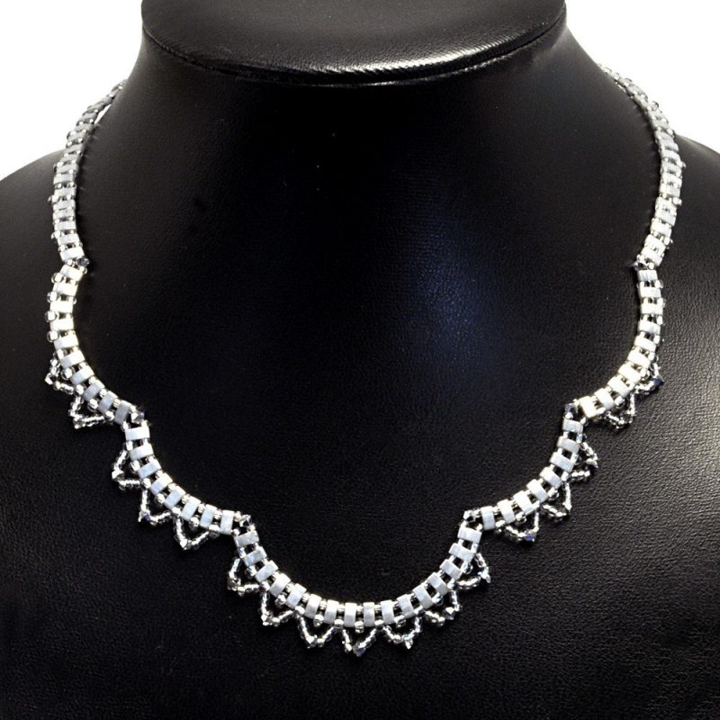 Silver Vintage Style Lace Necklace Kit - Image 2