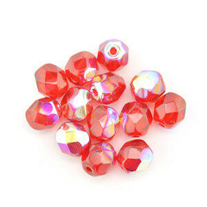 6mm Faceted Beads