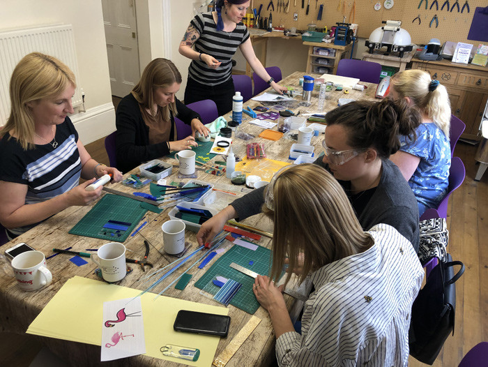 The Bead Shop Nottingham fused glass private workshop