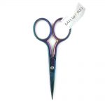 Milward small purple embroidery scissors