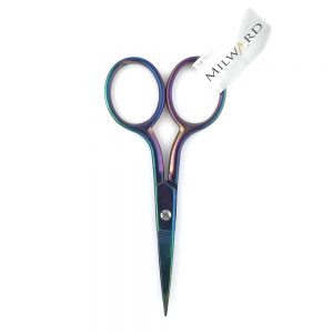 Milward small purple embroidery scissors