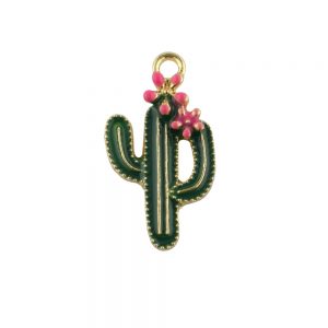 Enamel Cactus Charm