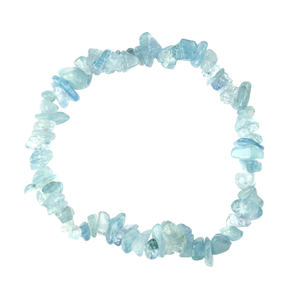 Aquamarine Gemstone Handmade Ladies Silver Bracelet By Poppy Jewellery   notonthehighstreetcom