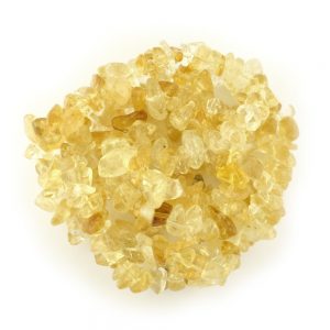 Citrine semi precious tumblechip beads