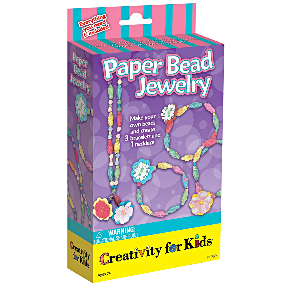Kids Beading Kit Paper Bead Jewellery The Bead Shop Nottingham Ltd