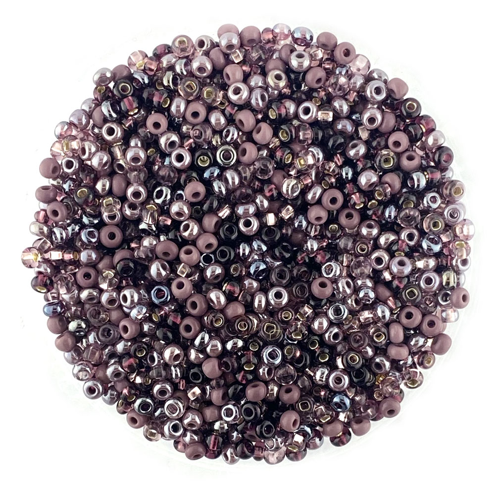 Purple Seed Beads