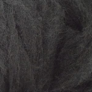 Black Corriedale roving for felting