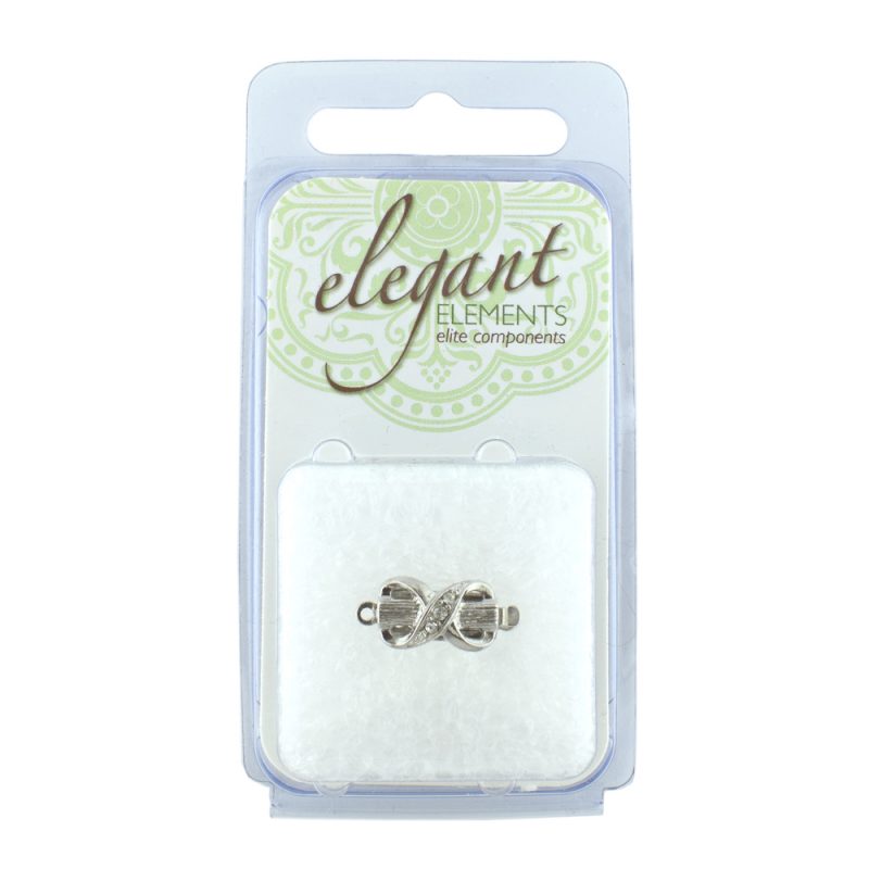 Elegant Elements box clasp silver plated