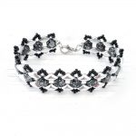 Honey Ripple Bracelet Kit - Black and Silver