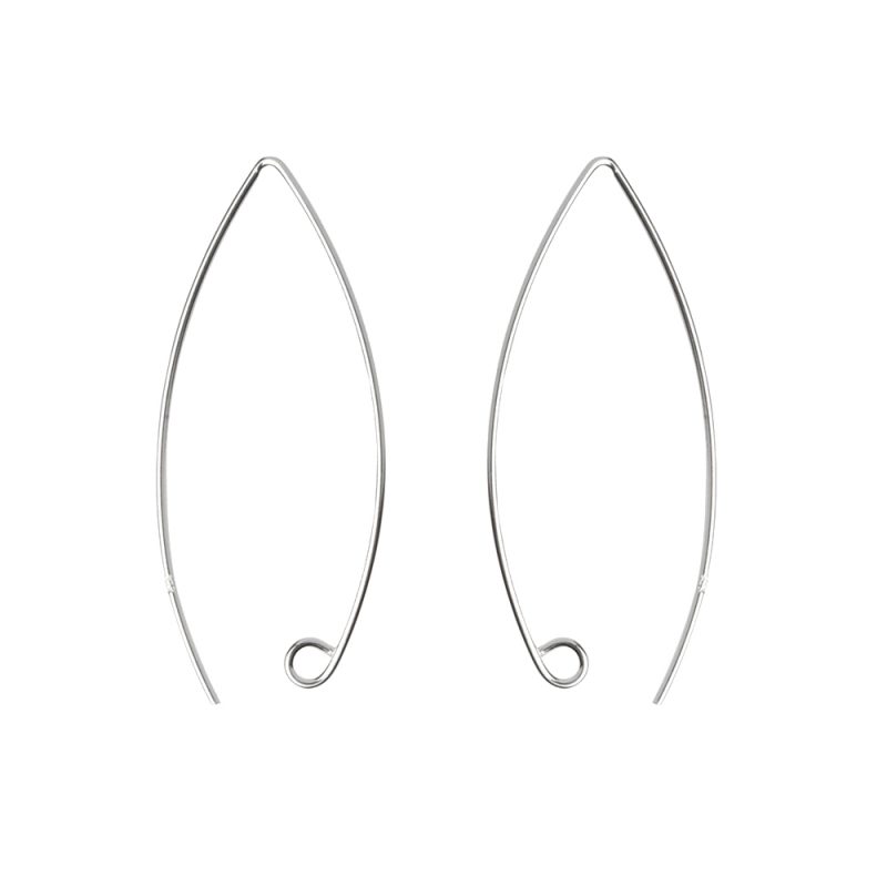 Long Sterling silver ear wires