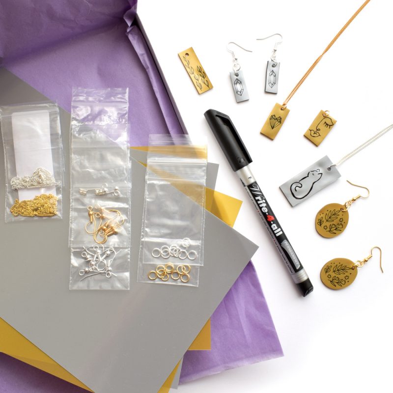 Shrink Plastic Jewellery Kit