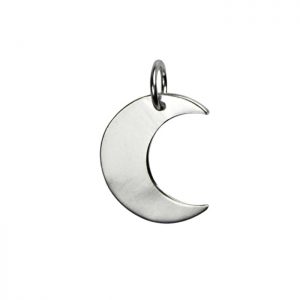 Sterling silver Crescent moon charm