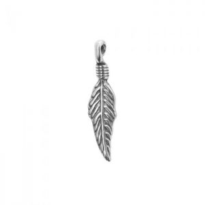 Sterling-silver-Feather-charm