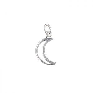 Sterling Silver Hollow Mook Charm