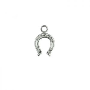 Sterling silver horseshoe charm