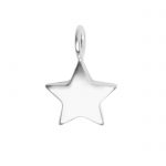 Sterling Silver Solid star charm