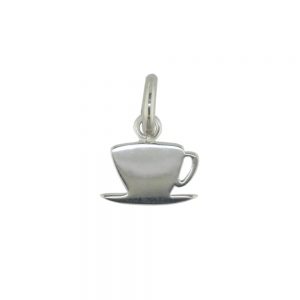 Sterling silver tea cup charm