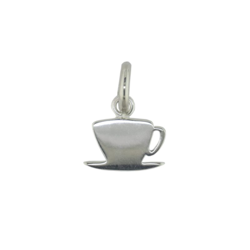 Sterling silver tea cup charm