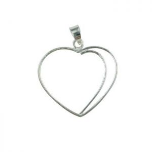 Sterling Silver hearty pendant