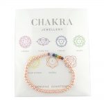 Chakra Bracelet Rose Gold Plated Hematite