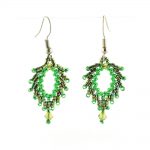 Leaf Earrings Kit - Spring - St. Petersburg Stitch