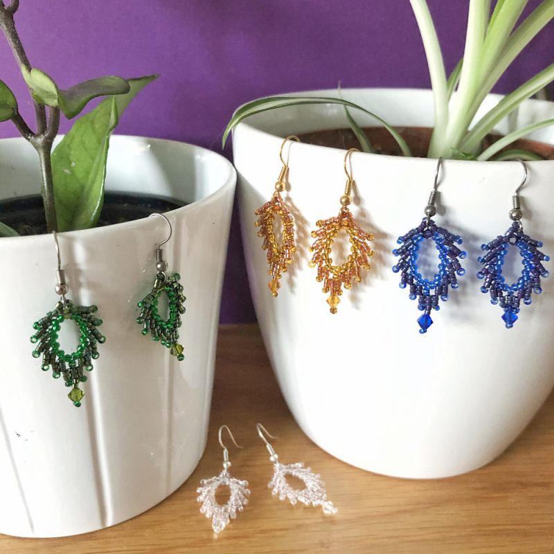 Leaf Earrings Kits - The Bead Shop Nottingham