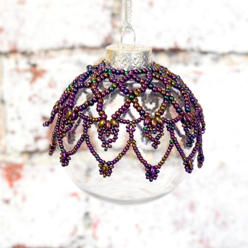 Chandelier Bauble Kit - Purple