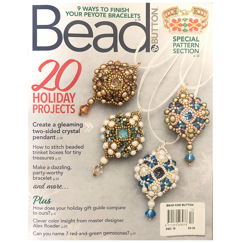 Bead & Button Magazine Issue 154 December 2019 The Bead Shop