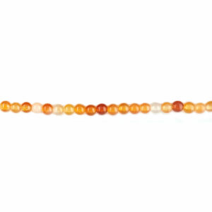 4mm round carnelian semi-precious beads