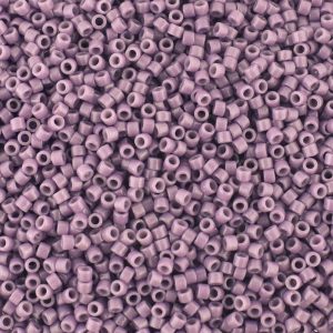 miyuki delica beads DB2139 opaque dark orchid