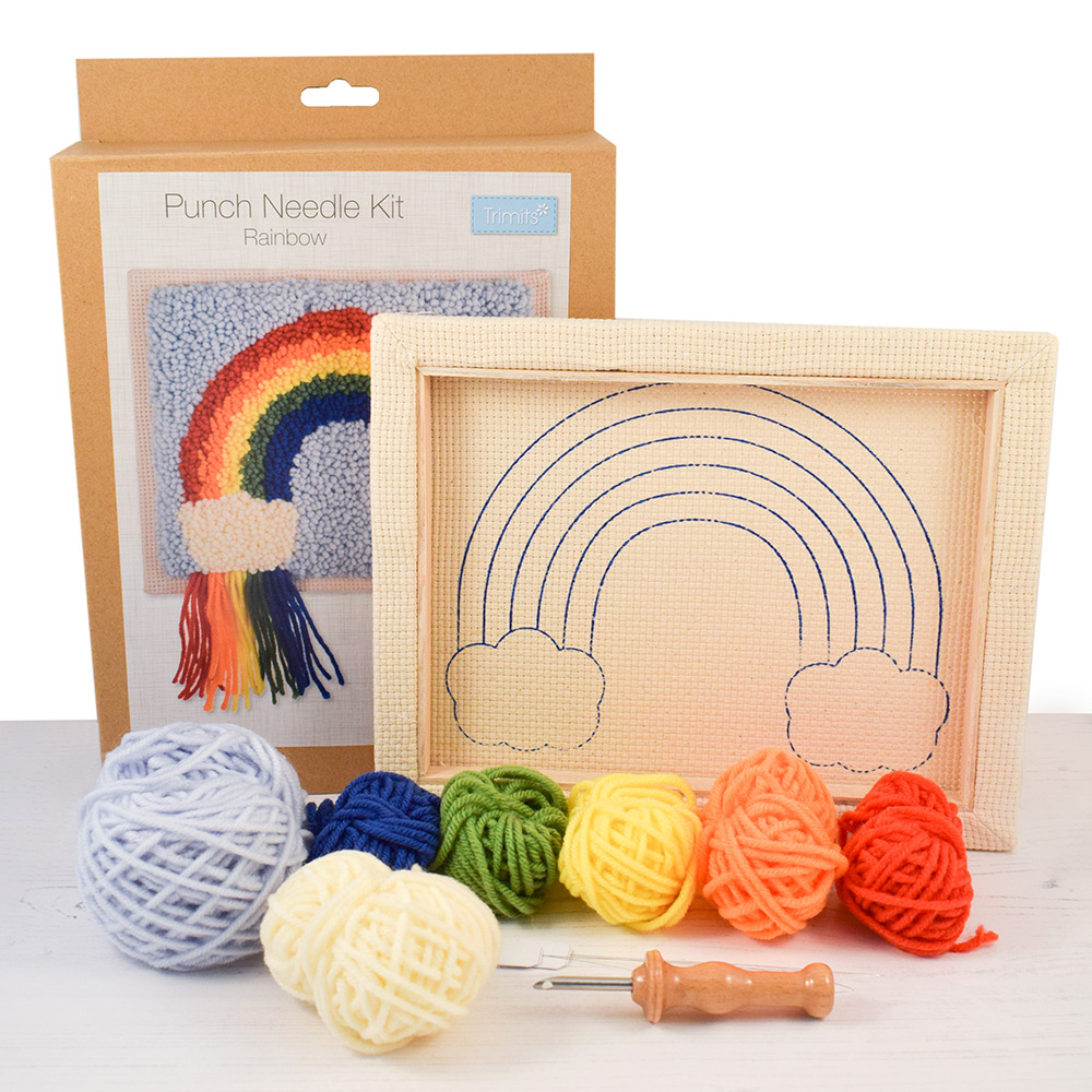 Rainbow Punch Needle Kit for Beginners