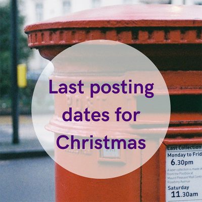 Christmas posting dates