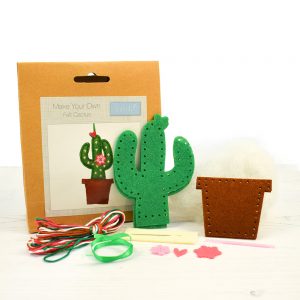 make your own felt cactus