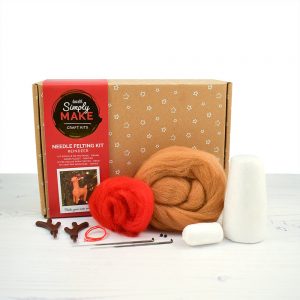 Reindeer needle felting kit