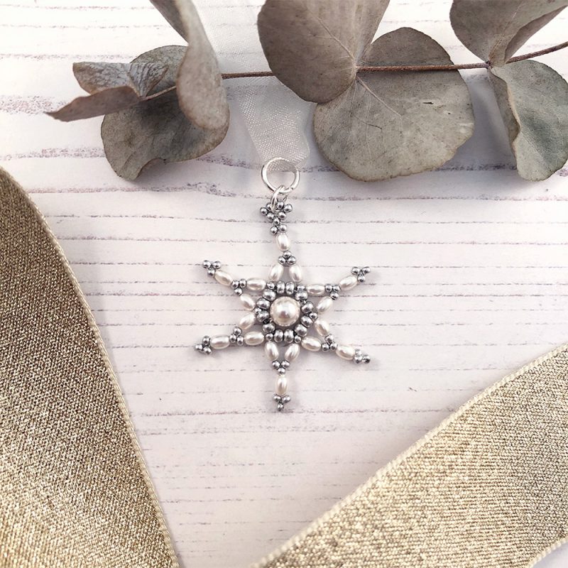 snowflake - festive decoration trio kit