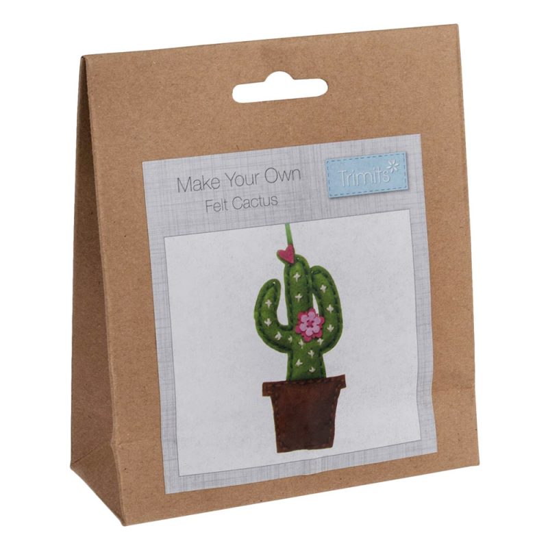 make your own felt cactus