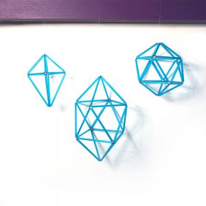 Blue Geometric Decorations kit