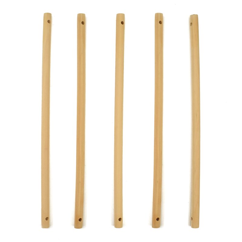 30mm wooden macrame dowel 5 pack